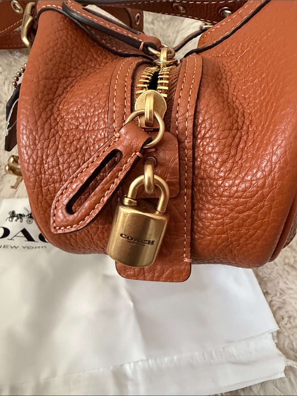 Coach Drifter in Amber - Picture 3 of 10